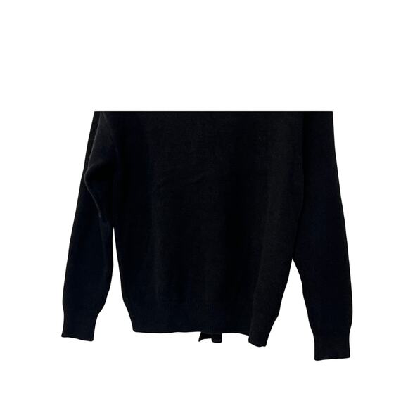 LINE & DOT WOMENS SIZE XSMALL DOUBLE LAYER SWEATER BLACK NEW - Picture 8 of 12